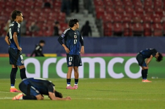 일본 U-20 대표팀, 16강서 프랑스에 연장 혈투 끝 탈락