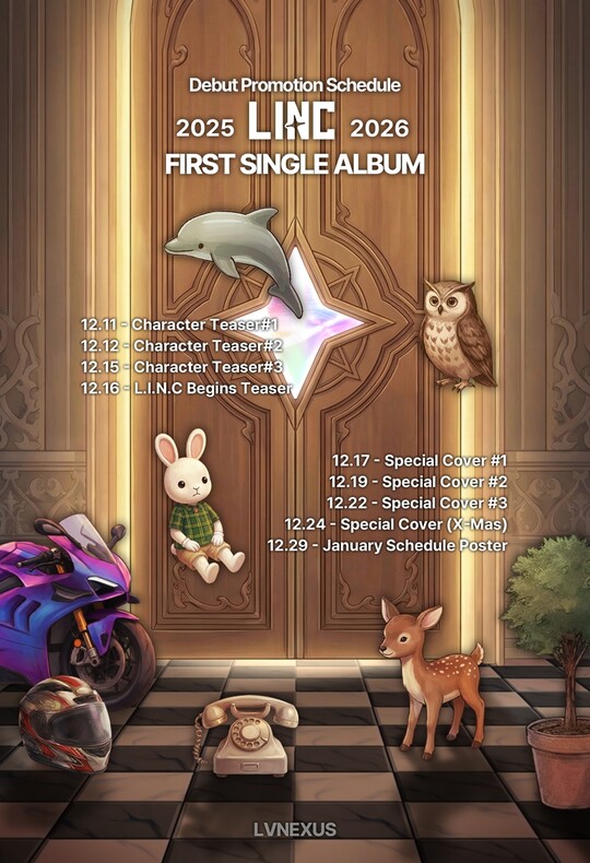 버추얼 걸그룹 L.I.N.C, 2026년 데뷔 앞두고 티저 연속 공개