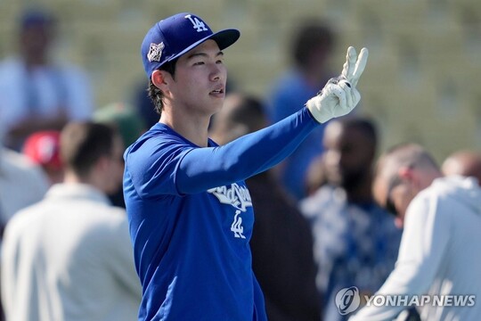 다저스 김혜성, 월드시리즈 우승 상금 7억원 수령