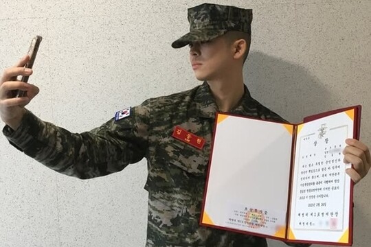 김구라 아들 그리, 해병대 전역 후 방송 복귀