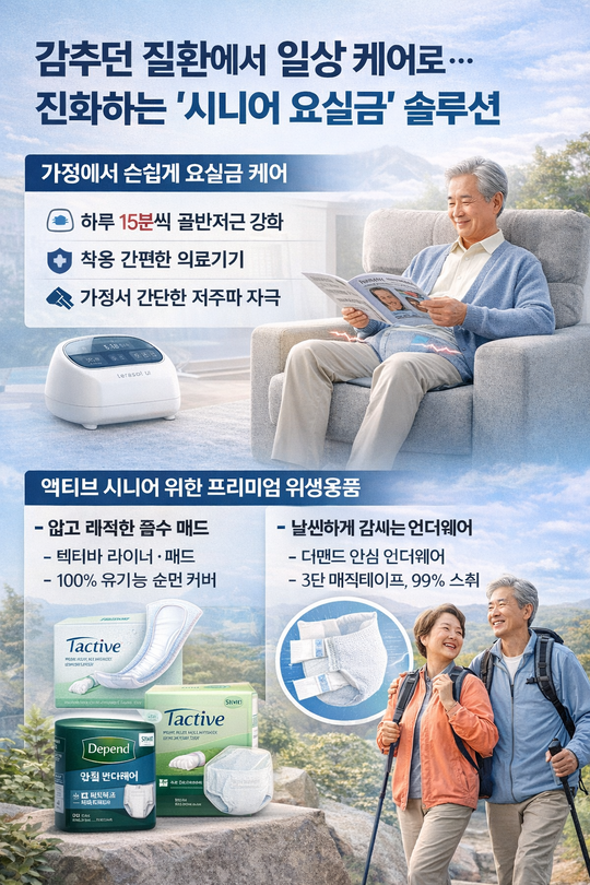 감추던 질환에서 일상 케어로… 진화하는