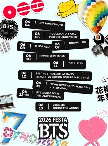 방탄소년단, 데뷔 13주년 기념 