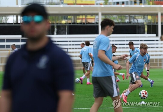 체코 대표팀, 한국전 앞두고 훈련 전면 비공개